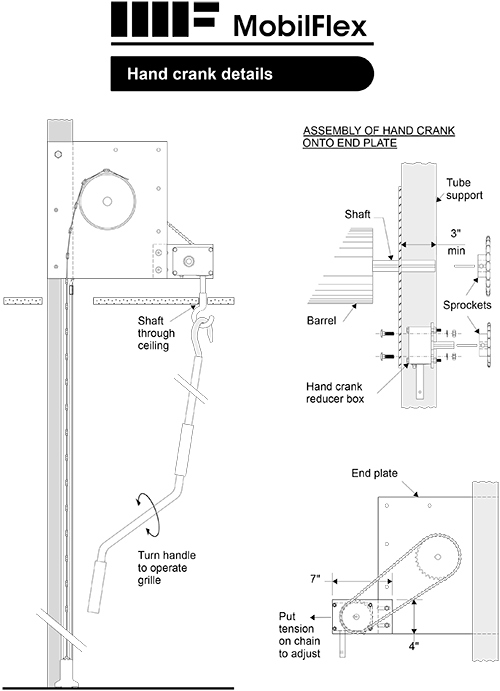 MobilFlex inc. - <b>Hand crank</b> &<br /><b>Chain hoist</b>