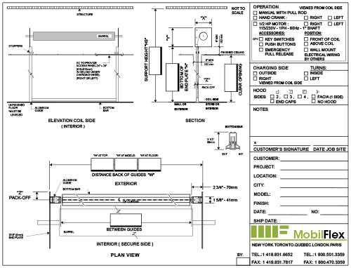 MobilFlex inc. - <b>Shop drawing</b>