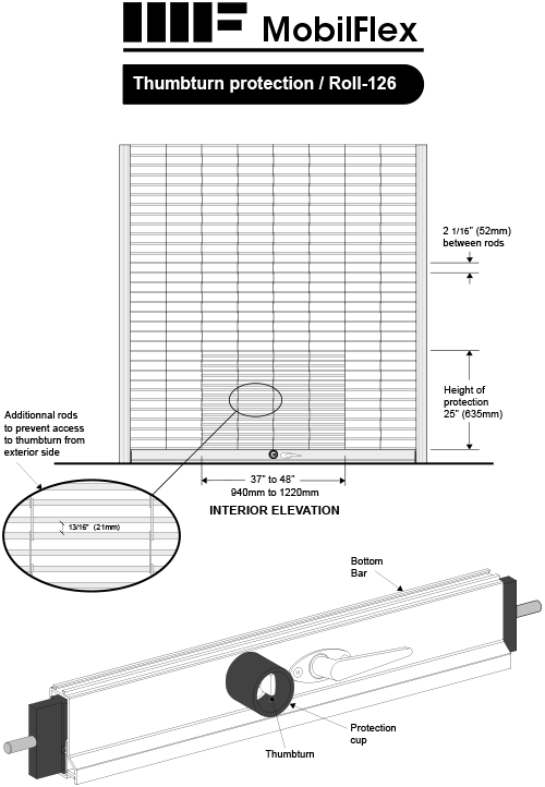 MobilFlex inc. - <b>Thumbturn<br />protection</b>