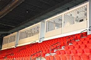 System S-126 accordion door stadium